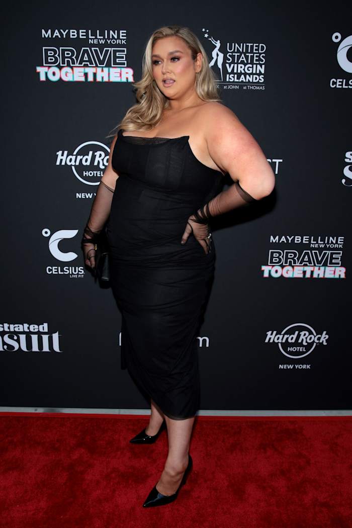Hunter McGrady at SI Swimsuit launch event in NYC.